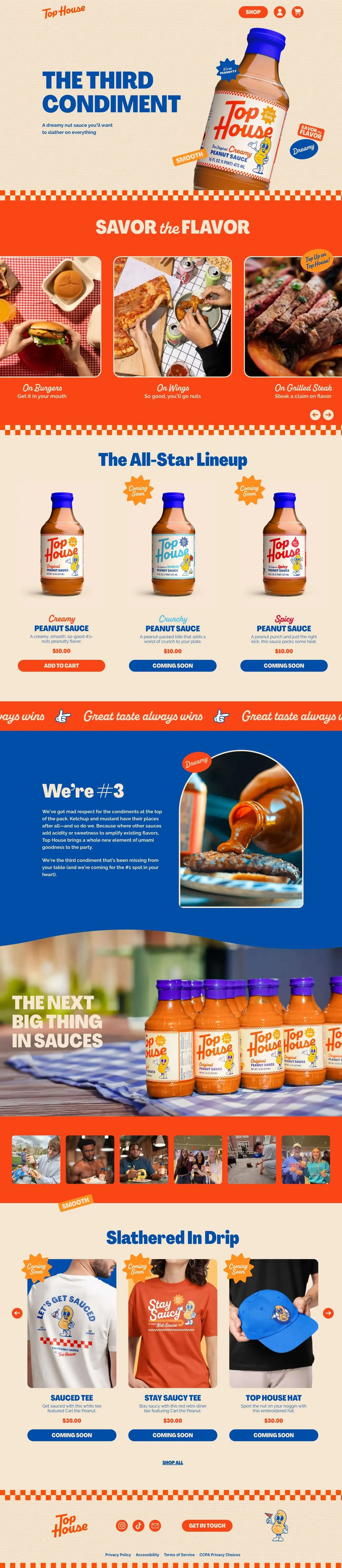 Top House website